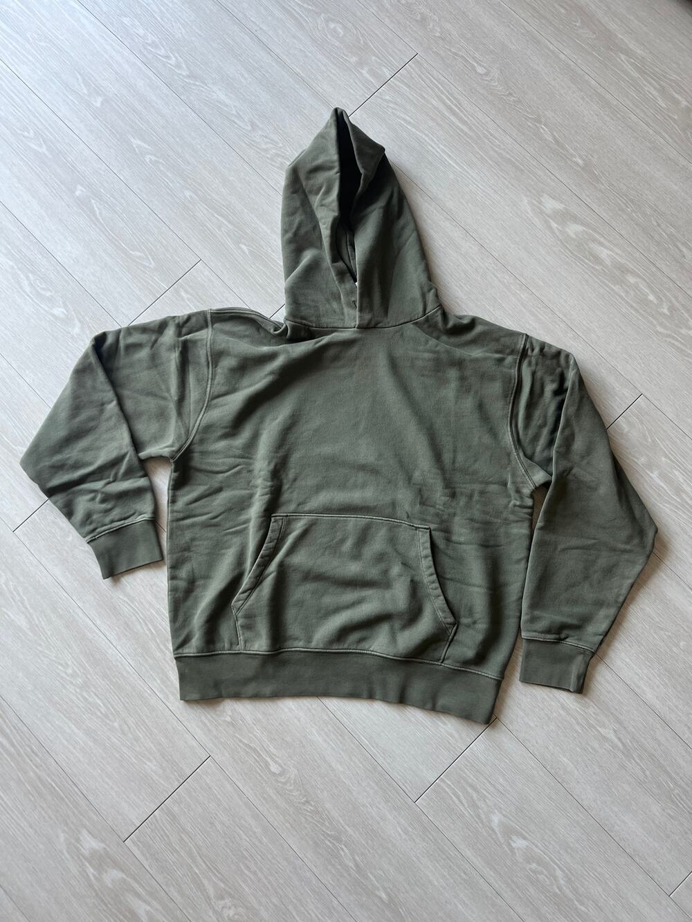 Madewell FLAWED McCarren Hoodie Mens Medium Olive Drab